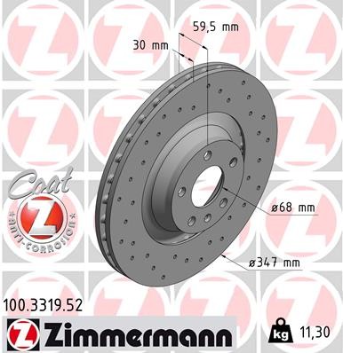 ZIMMERMANN 100.3319.52 EAN: 4250238747840.