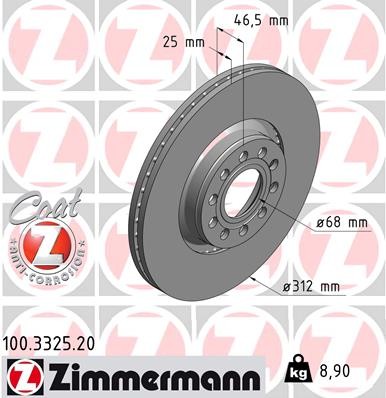 ZIMMERMANN 100.3325.20 EAN: 4250238756545.