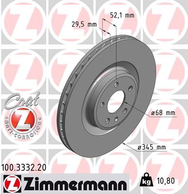 ZIMMERMANN 100.3332.20 EAN: 4250238720546.
