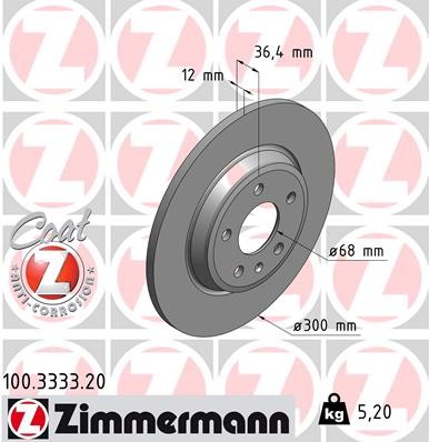 ZIMMERMANN 100.3333.20 EAN: 4250238720553.