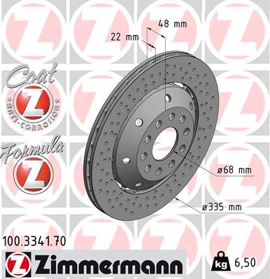 ZIMMERMANN 100.3341.70 EAN: 4250238745921.