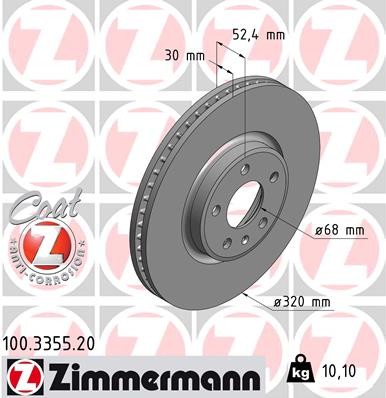 ZIMMERMANN 100.3355.20 EAN: 4250238750581.