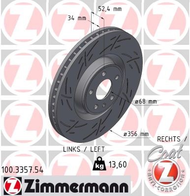 ZIMMERMANN 100.3357.54 EAN: 4250238789925.