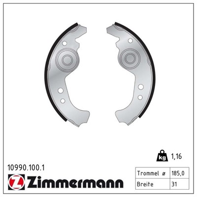 ZIMMERMANN 10990.100.1 EAN: 4250238721222.