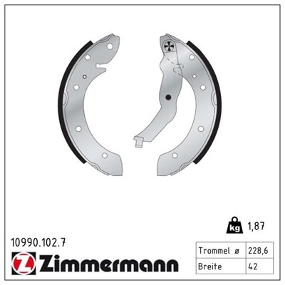 ZIMMERMANN 10990.102.7 EAN: 4250238721482.