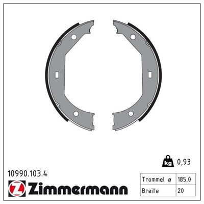 ZIMMERMANN 10990.103.4 EAN: 4250238721550.
