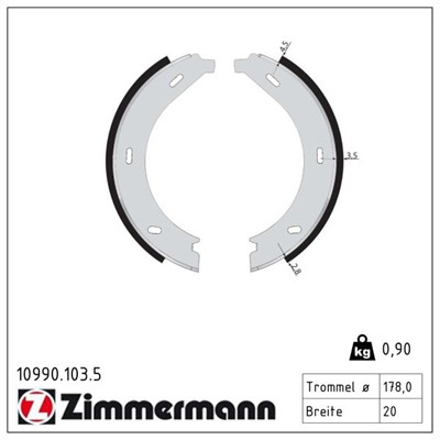 ZIMMERMANN 10990.103.5 EAN: 4250238721567.