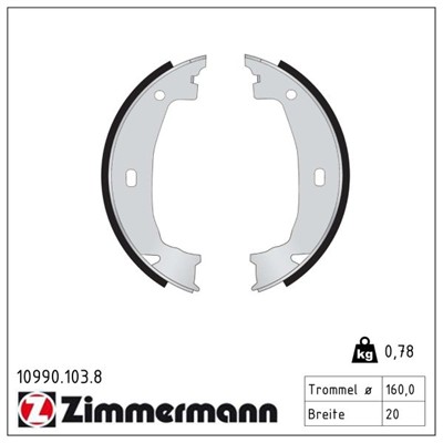 ZIMMERMANN 10990.103.8 EAN: 4250238721598.