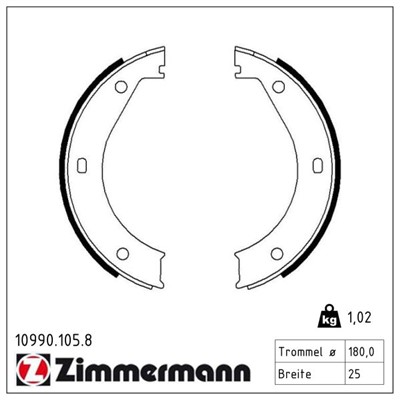 ZIMMERMANN 10990.105.8 EAN: 4250238721796.