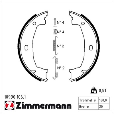 ZIMMERMANN 10990.106.1 EAN: 4250238721826.
