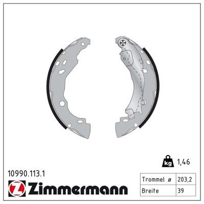 ZIMMERMANN 10990.113.1 EAN: 4250238722526.