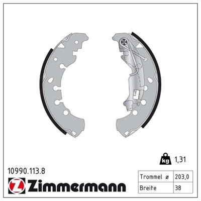 ZIMMERMANN 10990.113.8 EAN: 4250238722595.
