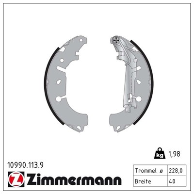ZIMMERMANN 10990.113.9 EAN: 4250238722601.
