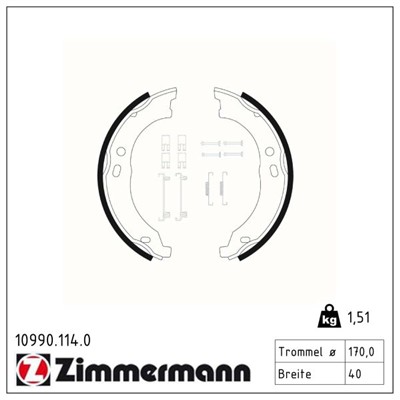 ZIMMERMANN 10990.114.0 EAN: 4250238722618.
