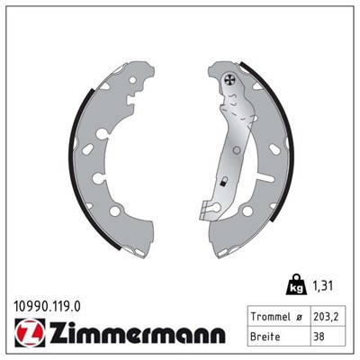 ZIMMERMANN 10990.119.0 EAN: 4250238723110.