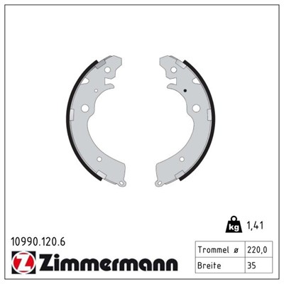 ZIMMERMANN 10990.120.6 EAN: 4250238723271.