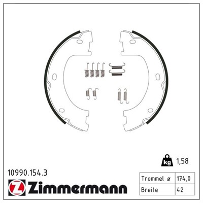 ZIMMERMANN 10990.154.3 EAN: 4250238755395.