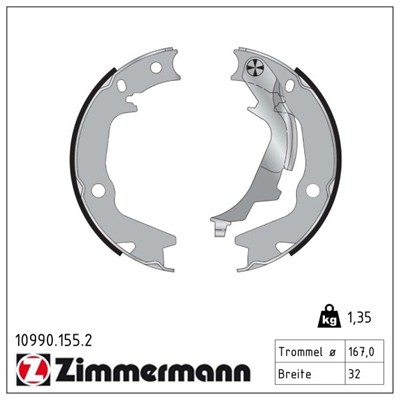 ZIMMERMANN 10990.155.2 EAN: 4250238758280.