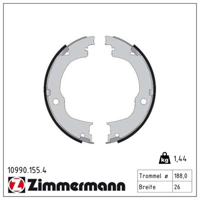 ZIMMERMANN 10990.155.4 EAN: 4250238758488.