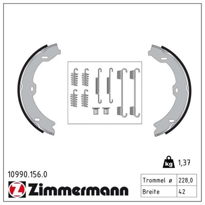 ZIMMERMANN 10990.156.0 EAN: 4250238763239.