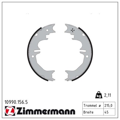 ZIMMERMANN 10990.156.5 EAN: 4250238767268.