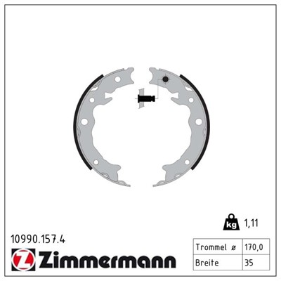 ZIMMERMANN 10990.157.4 EAN: 4250238767374.