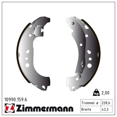 ZIMMERMANN 10990.159.6 EAN: 4250238781509.