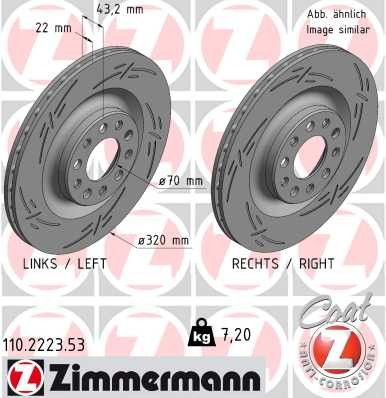 ZIMMERMANN 110.2223.53 EAN: 4250238786108.