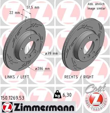 ZIMMERMANN 150.1269.53 EAN: 4250238777458.
