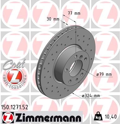 ZIMMERMANN 150.1271.52 EAN: 4250238745792.