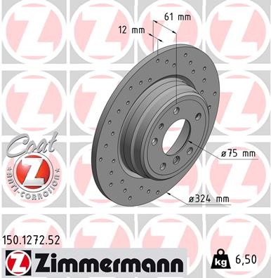 ZIMMERMANN 150.1272.52 EAN: 4250238752738.