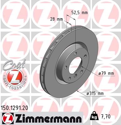 ZIMMERMANN 150.1291.20 EAN: 4250238718451.