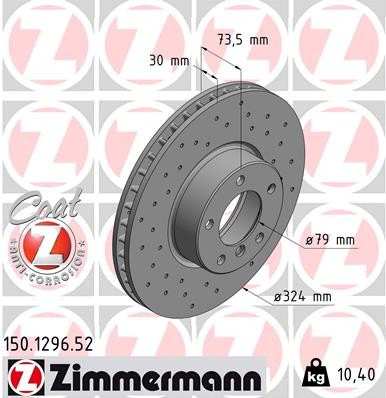 ZIMMERMANN 150.1296.52 EAN: 4250238745563.