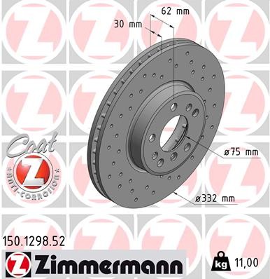 ZIMMERMANN 150.1298.52 EAN: 4250238748359.