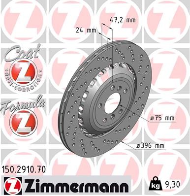 ZIMMERMANN 150.2910.70 EAN: 4250238755333.