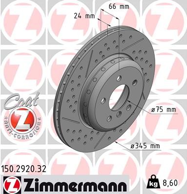 ZIMMERMANN 150.2920.32 EAN: 4250238769415.