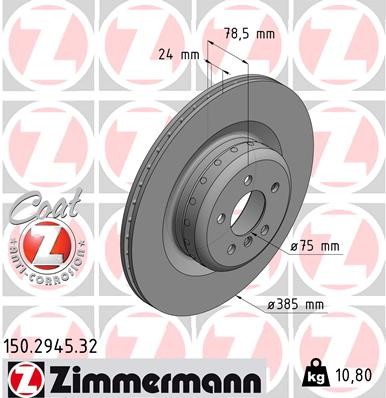 ZIMMERMANN 150.2945.32 EAN: 4250238769651.