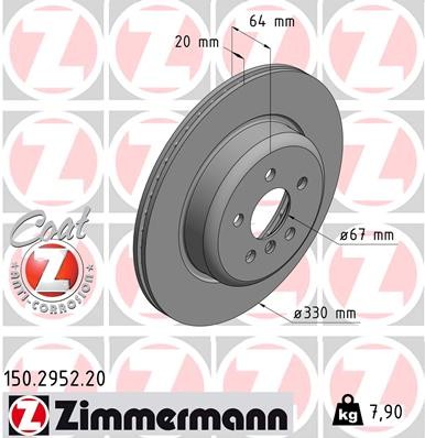 ZIMMERMANN 150.2952.20 EAN: 4250238776161.