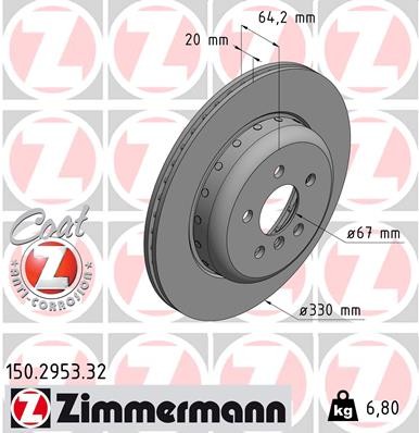 ZIMMERMANN 150.2953.32 EAN: 4250238780977.