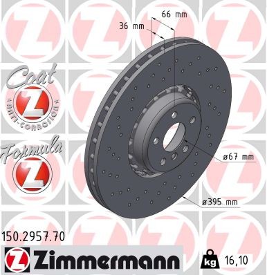 ZIMMERMANN 150.2957.70 EAN: 4250238780335.