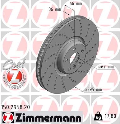ZIMMERMANN 150.2958.20 EAN: 4250238776406.