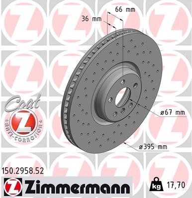 ZIMMERMANN 150.2958.52 EAN: 4250238778400.