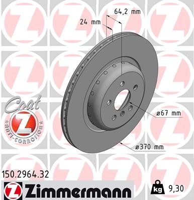 ZIMMERMANN 150.2964.32 EAN: 4250238781462.