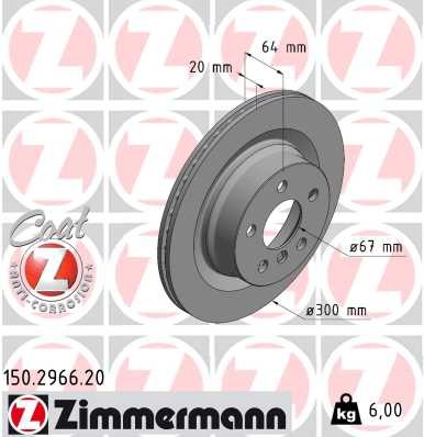 ZIMMERMANN 150.2966.20 EAN: 4250238782155.