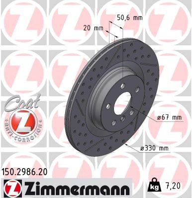 ZIMMERMANN 150.2986.20 EAN: 4250238786627.
