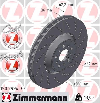 ZIMMERMANN 150.2994.70 EAN: 4250238790990.