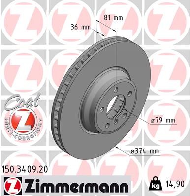 ZIMMERMANN 150.3409.20 EAN: 4250238718604.