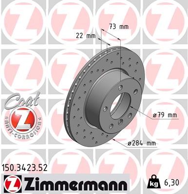 ZIMMERMANN 150.3423.52 EAN: 4250238753483.
