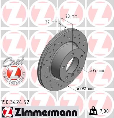 ZIMMERMANN 150.3424.52 EAN: 4250238750727.