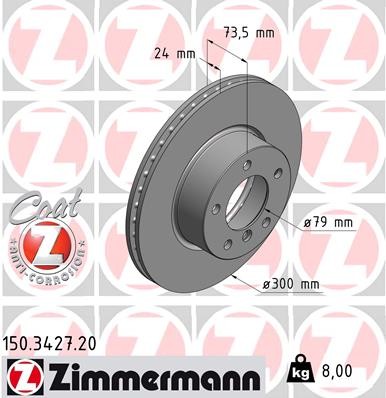 ZIMMERMANN 150.3427.20 EAN: 4250238718680.